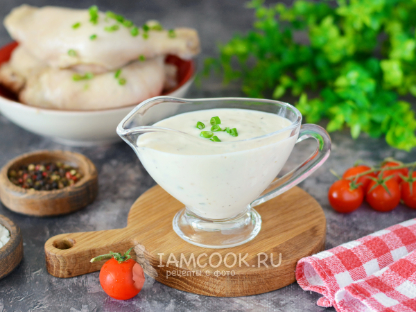 Соус из молока для курицы, рецепт с фото