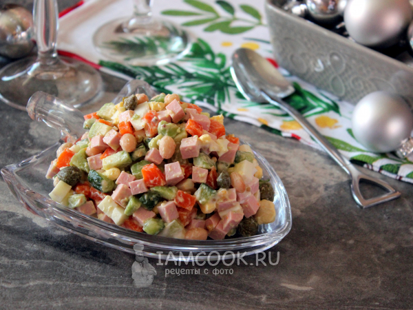 ПП-оливье с авокадо, рецепт с фото