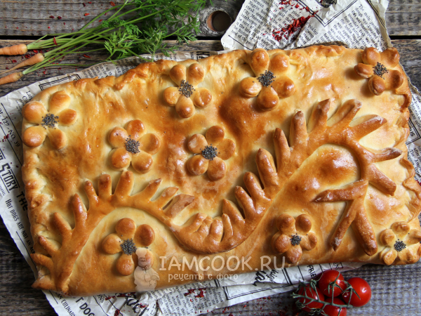 Пирог с рыбой как в Штолле, рецепт с фото