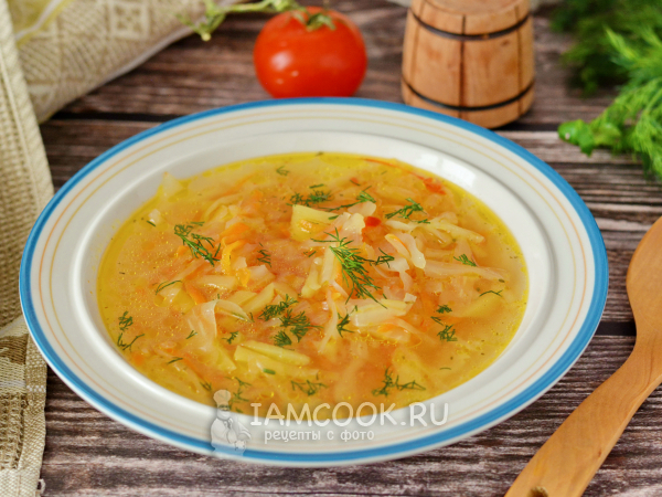 Постные щи в мультиварке (из свежей капусты), рецепт с фото