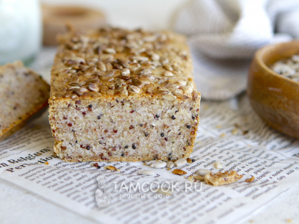 Хлеб из зеленой гречки и киноа, рецепт с фото