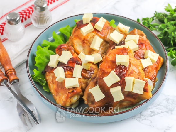 Курица с брынзой в духовке, рецепт с фото