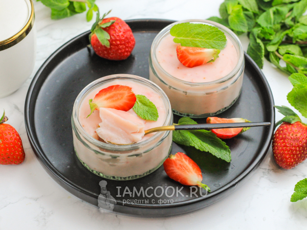 Клубничный пудинг, рецепт с фото