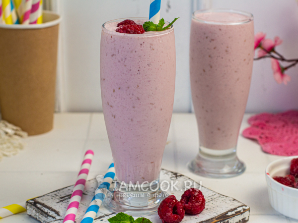 Молочный коктейль без сахара, рецепт с фото