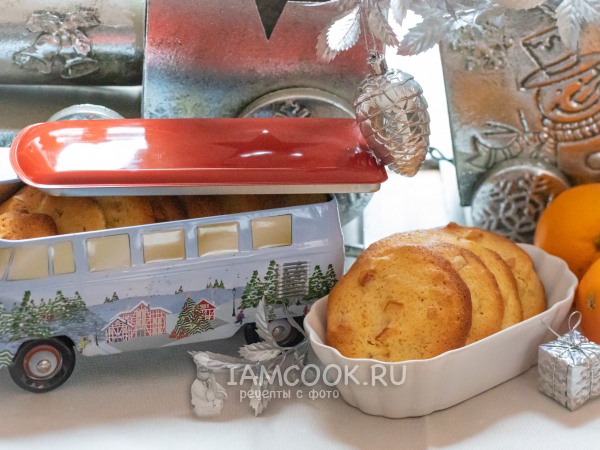 Печенье с апельсиновыми цукатами, рецепт с фото