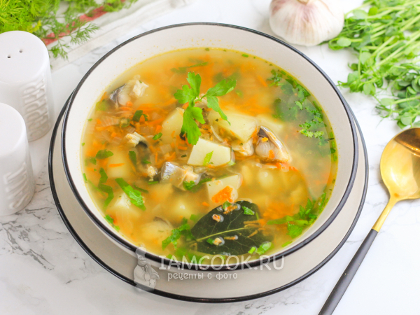Суп из копченой рыбы, рецепт с фото