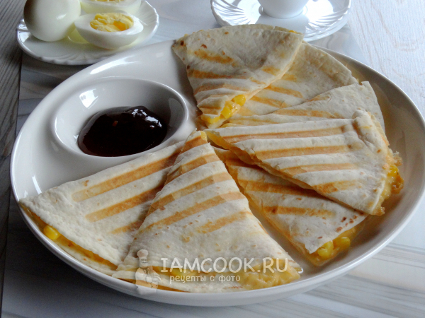 Тортилья с кукурузой, рецепт с фото