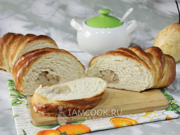 Рулет с грушей, рецепт с фото