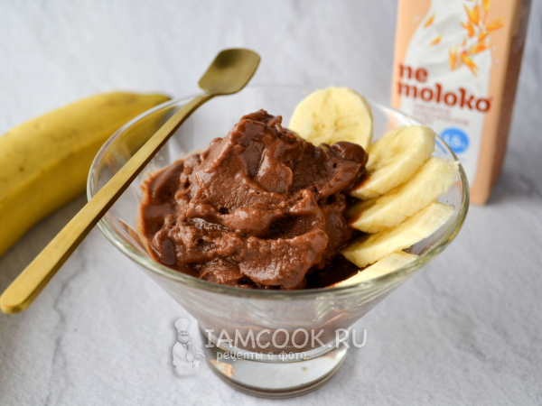Мороженое на овсяном молоке, рецепт с фото