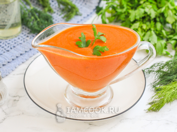 Соус из молока и томатной пасты, рецепт с фото