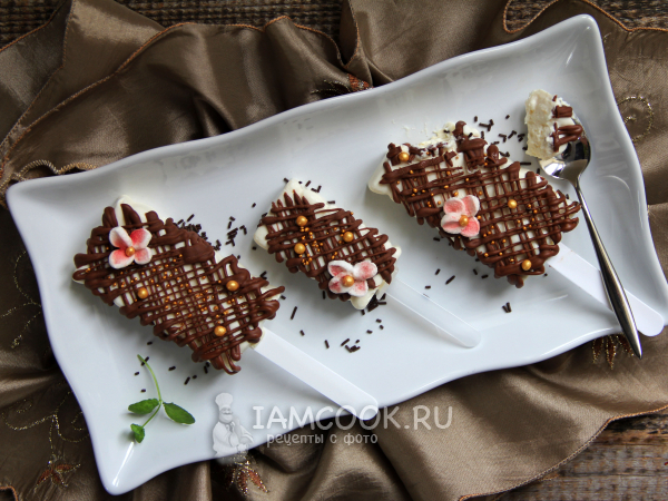 Чизкейк на палочке «Эскимо», рецепт с фото