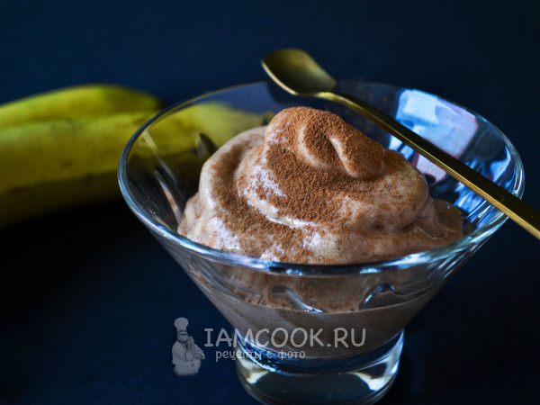 Мороженое из бананов с какао, рецепт с фото