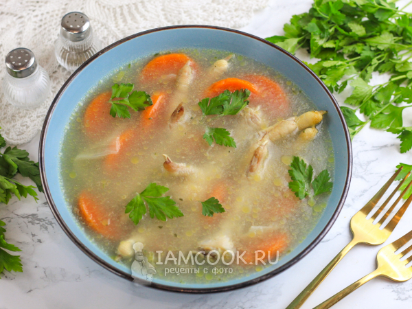 Холодец из куриных лапок, рецепт с фото