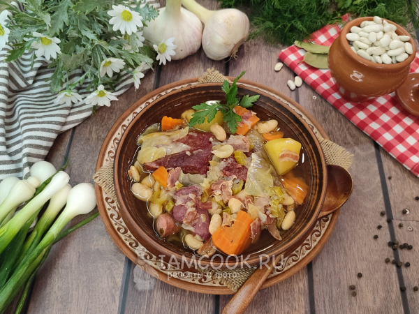 Гарбюр (французский суп), рецепт с фото