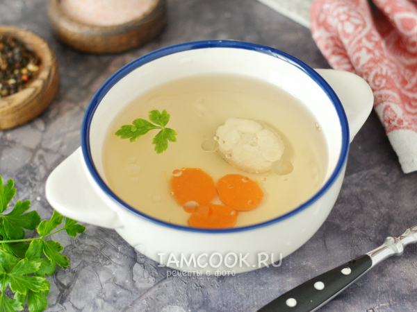 Бульон из судака, рецепт с фото