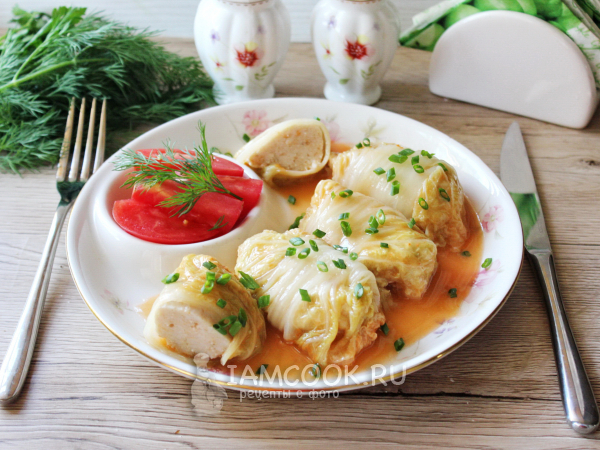 ПП голубцы из пекинской капусты, рецепт с фото