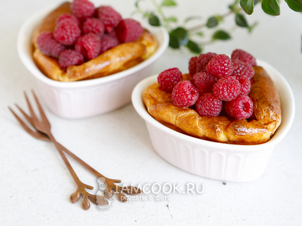 Запеканка с ягодами, рецепт с фото
