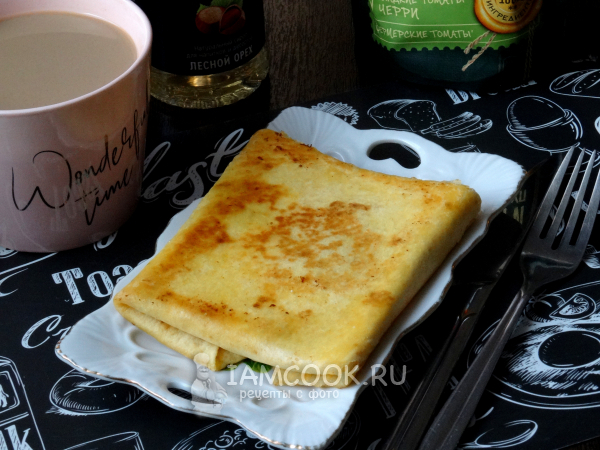 Тортилья с яйцом, рецепт с фото