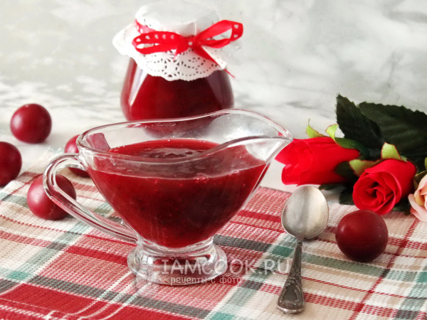 Пюре из алычи на зиму, рецепт с фото