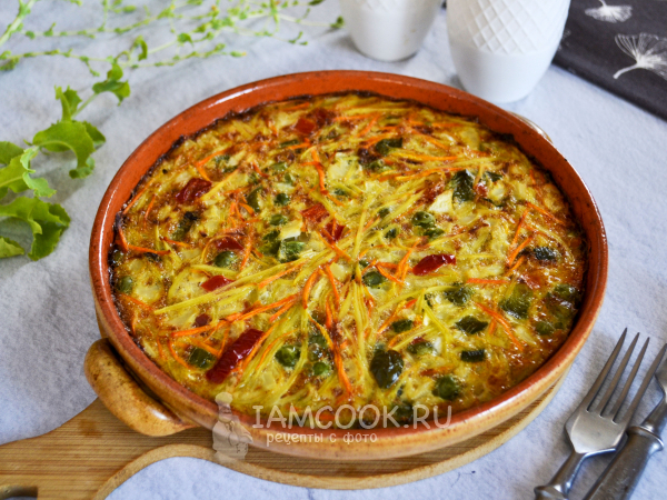 Овощной кугель, рецепт с фото