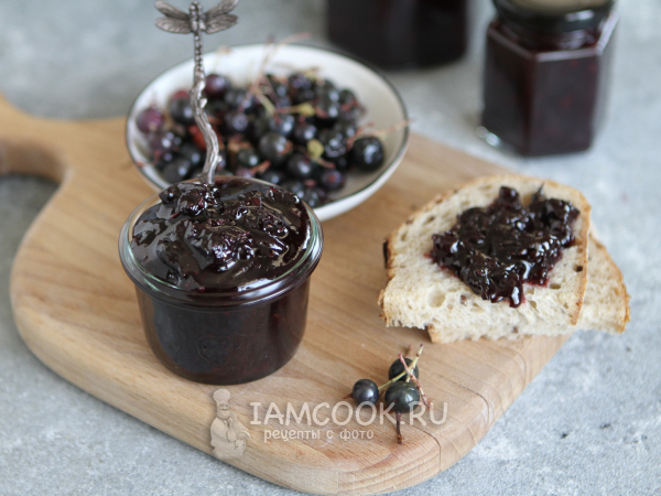 Джем-желе из черной смородины, рецепт с фото