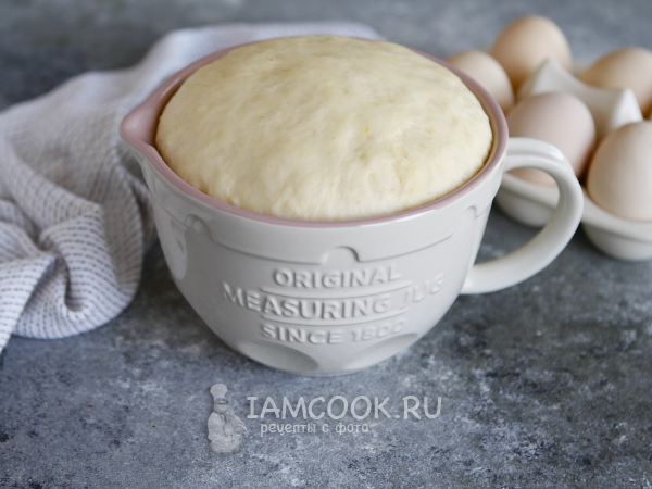Дрожжевое тесто на кислом молоке, рецепт с фото