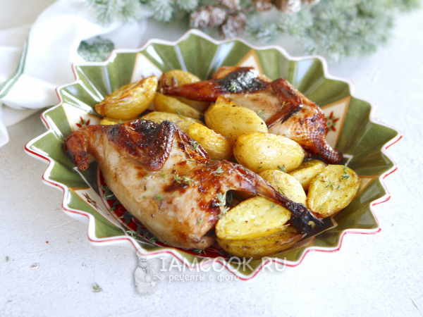 Перепелки в аэрогриле на Новый год, рецепт с фото