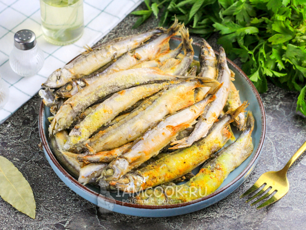 Мойва в аэрогриле, рецепт с фото