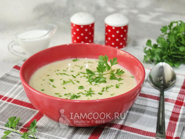 Крем-суп из индейки, рецепт с фото