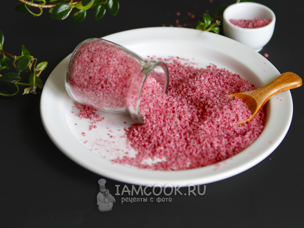 Малиновая соль, рецепт с фото