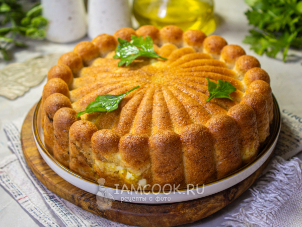 ПП пирог с капустой и яйцом, рецепт с фото