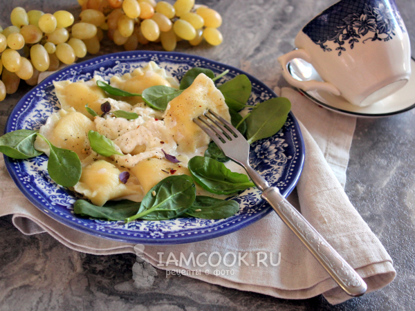 Равиоли 4 сыра, рецепт с фото