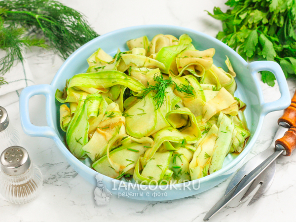 Кабачки с соевым соусом и медом, рецепт с фото