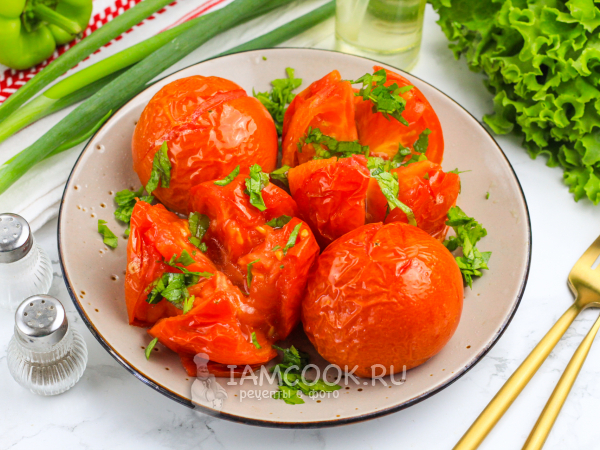 Помидор в аэрогриле, рецепт с фото