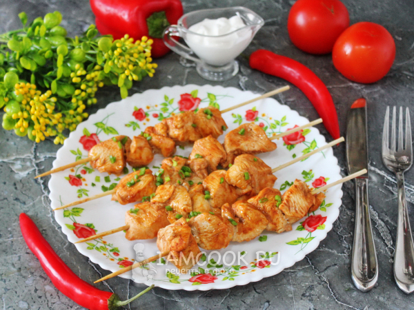 Шашлык на пару, рецепт с фото