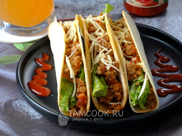 Тако с фаршем, рецепт с фото