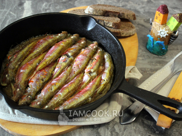 Шкара из барабули (на сковороде), рецепт с фото