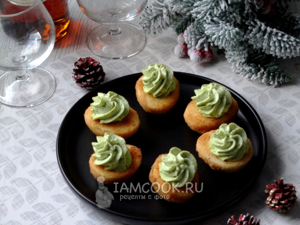 Фаршированные жареные яйца, рецепт с фото