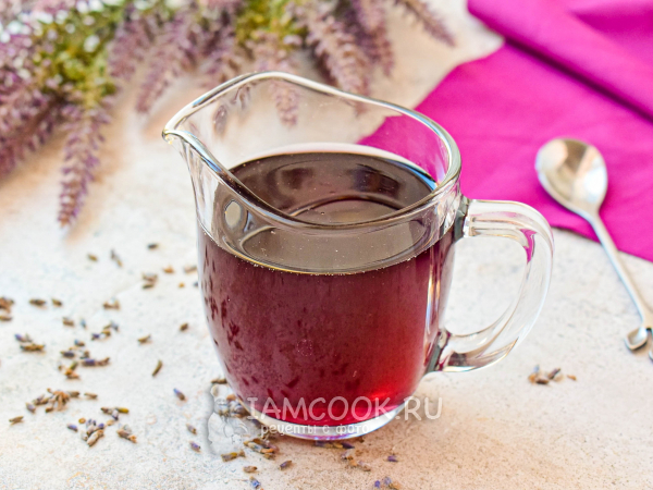 Лавандовый сироп, рецепт с фото