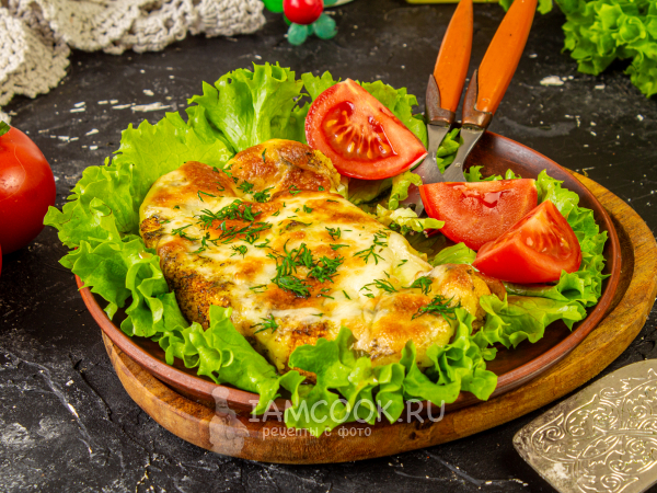 Стейк из цветной капусты с сыром в духовке, рецепт с фото