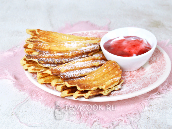 ПП вафли на гриле (электрогриле), рецепт с фото