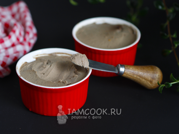 Паштет из куриной печени без моркови, рецепт с фото