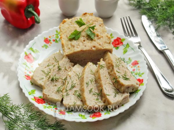 Рыбный хлебец, рецепт с фото