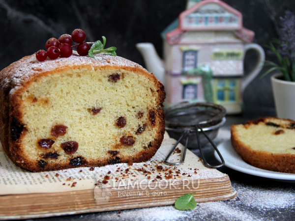 Кекс «Столичный» в хлебопечке, рецепт с фото