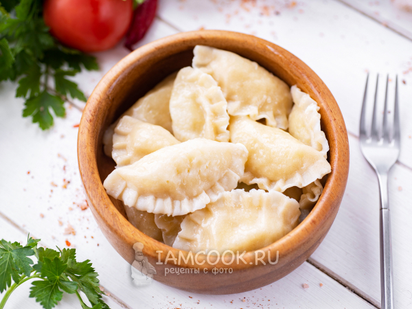 Вареники с сырой картошкой и луком, рецепт с фото