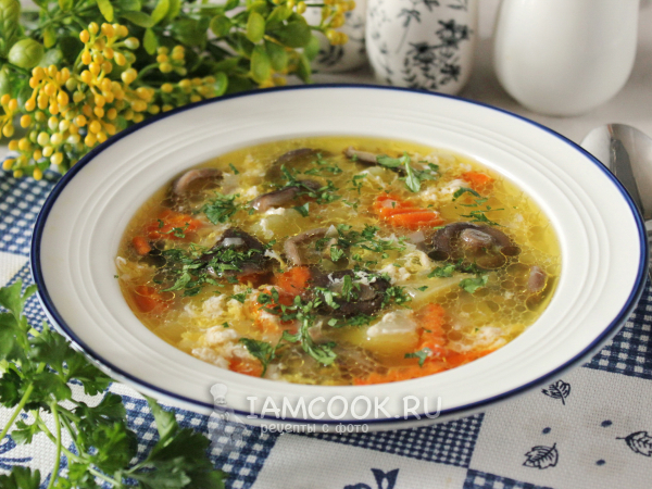 Суп из соленых груздей по-арзамасски, рецепт с фото