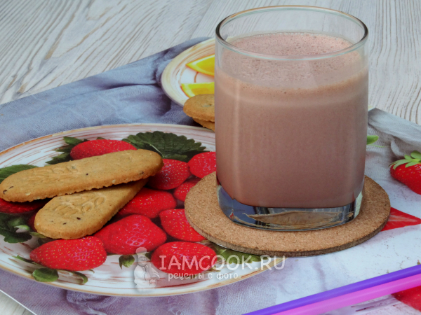 Молочный коктейль с шоколадным мороженым, рецепт с фото