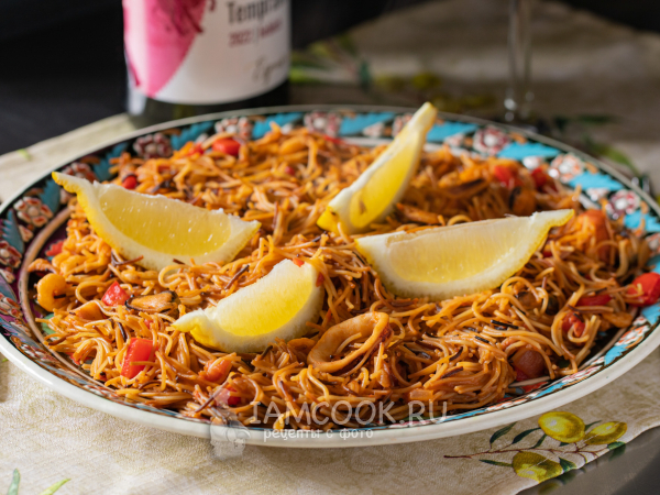 Фидеуа, рецепт с фото