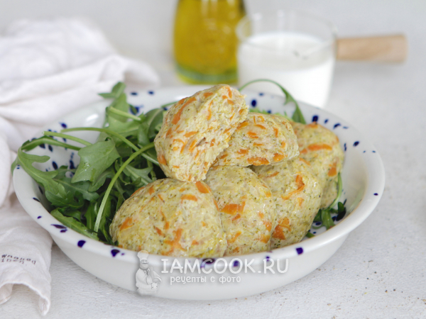 Куриные котлеты с брокколи на пару, рецепт с фото