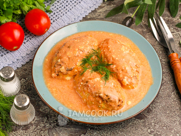 Ленивые голубцы в аэрогриле, рецепт с фото